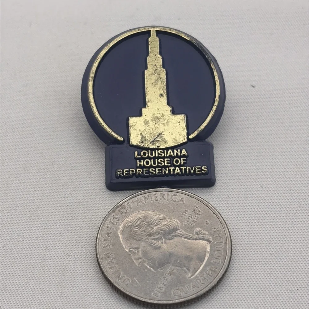 Louisiana House Of Representatives Plastic Lapel Hat Pin